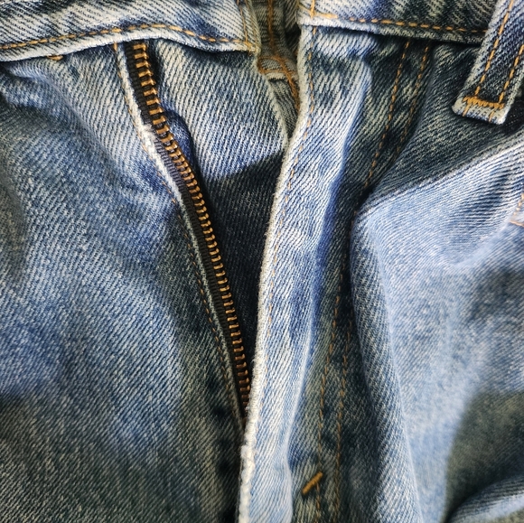 Levi's 505 Men's Jeans 34/34 Made in Mexico Red Tab - Picture 10 of 10